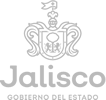 Escudo del Estado de Jalisco en escala de grises con la leyenda: Gobierno del estado.